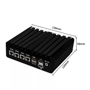 BKHD G31X N100 มินิพีซีอุตสาหกรรมไร้พัดลม 4 พอร์ต LAN 2.5G I226 พอร์ต COM คู่ คอมพิวเตอร์ฝังตัว - Product Image 5
