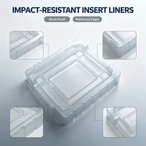 ถาดพลาสติกใส PP PET PS PVC แบบสั่งทำพิเศษสำหรับบรรจุภัณฑ์ชิ้นส่วนขนาดเล็ก ใช้ในครัวเรือน - Product Image 4