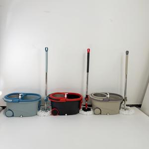 Más Vendido: Juego de Fregonas Giratorias de Doble Cabezal con Cubo, para una Vida Más Sencilla, con Mango Plano Giratorio 360 Grados, Cesto de Plástico y Fregona para Agua Limpia - Product Image 4