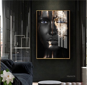 Imprimé en résine moderne africaine, décoration murale, toile, impression africaine, tendance 2020 - Product Image 6