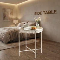 Table basse pliable en bois écologique moderne pour salon et chambre à coucher, design à un seul niveau