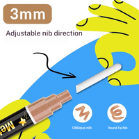 Ensemble de marqueurs à craie liquide pour fenêtre, couleur métallique scintillante, personnalisable avec étiquette privée, 1 mm, 3 mm, 6 mm, 10 mm, pour tableau noir et tableau LED