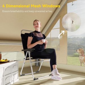 เต๊นท์เป่าลมสำหรับตั้งแคมป์สุดหรูกันน้ำได้ใช้แสงยูวี4ฤดู - Product Image 6