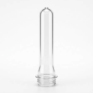 พรีฟอร์มขวดน้ำ PET ขนาด 26/22 มม. คอขวดสั้นแบบอลาสก้า สำหรับบรรจุน้ำมันบริโภค เกรดอาหาร ความใสสูง ผลิตด้วยวิธีฉีดขึ้นรูป - Product Image 1