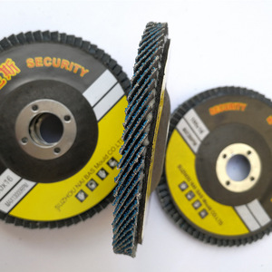 Discos de Láminas Abrasivas de Seguridad de 115 mm x 16 mm, Grano Fino-Medio, para Pulir Metal con Amoladora Angular - Product Image 1