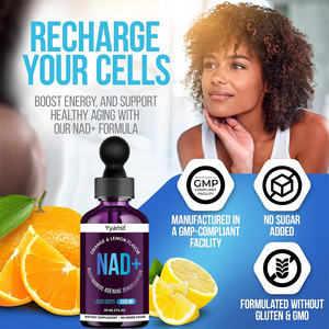 Suplemento de belleza OEM/ODM que apoya el metabolismo, altamente absorbible, elimina arrugas, colágeno, gotas líquidas de NAD, muestra gratuita. - Product Image 5