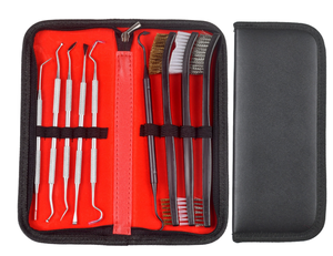 Kit de nettoyage tout-en-un pour sacs à fermeture éclair avec outils en acier inoxydable et brosses multi-matériaux pour l'entretien régulier des équipements de plein air - Product Image 1