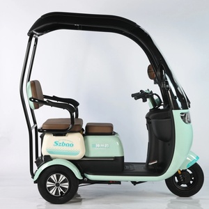 รถสามล้อไฟฟ้าเหล็กกล้าคาร์บอน 48V 20Ah กำลังไฟ 600W สำหรับผู้โดยสาร ขายดี - Product Image 2