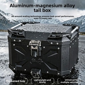 Caja Trasera para Motocicleta AYAYMOTO de 45L, Aluminio 5052, Engrosada, Impermeable, de Liberación Rápida, con 1 Año de Garantía, para Motos <span class=keywords><strong>ADV</strong></span> - Product Image 2