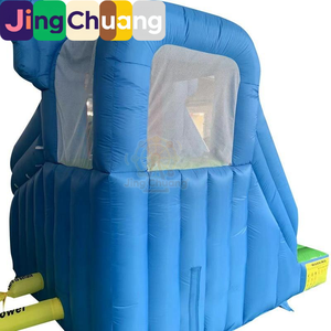 Toboggan Gonflable pour Enfants à Double Voie en Forme de Crocodile, Jouet Aquatique, Équipement de Jeux Extérieur Domestique en PVC Épaissi de Grande Taille - Product Image 4