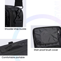 Étui de maquillage en Nylon professionnel bandoulière réglable sac cosmétique Portable pour ongles accessoires de coiffure stockage de maquillage