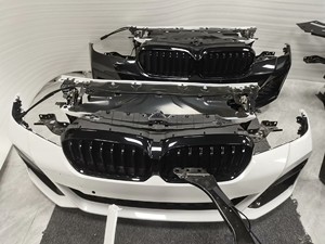 Pour <span class=keywords><strong>BMW</strong></span> <span class=keywords><strong>X1</strong></span> <span class=keywords><strong>E84</strong></span> 5/G38 <span class=keywords><strong>lci</strong></span> 7/G12 assemblage de nez avant d'origine calandre pare-chocs phare antibrouillard réservoir d'eau cadre condensateur faisceau - Product Image 4