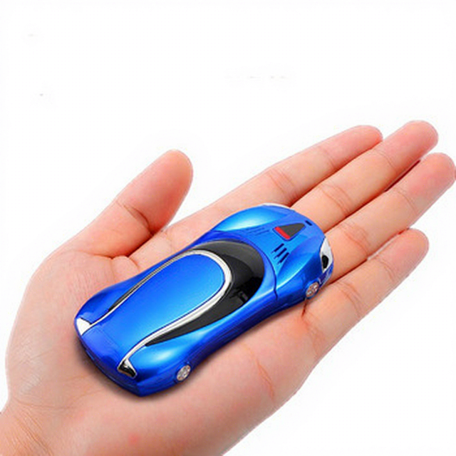 Cross-border In-stock Wholesale Mini Personalized Sports Car Card-sized Bar Feature Phone GSM V7 MediaTek Processor for Primary