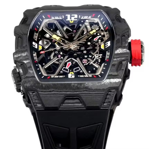 Tonneau Watch 35-03 Automatic Movement Carbon Fiber Mechanical High Quality Luxury Unisex Watch Water Resistant 3BAR - Product Image 5