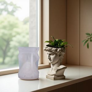 Molde de resina de estatua de <span class=keywords><strong>David</strong></span>, portavelas, moldes de silicona de fundición de resina para decoración del hogar y fabricación de velas, molde de estatua de <span class=keywords><strong>David</strong></span> - Product Image 4