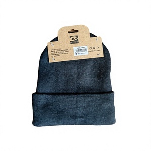 Cappello da Babbo Natale in Poliestere Nero, Confezione da 12, Leggero e Resistente, Stampa Offset - Product Image 1