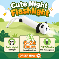 Lampe torche USB rechargeable en silicone pour bébé, petite, puissante, cadeau, lampes de poche LED rechargeables pour enfants
