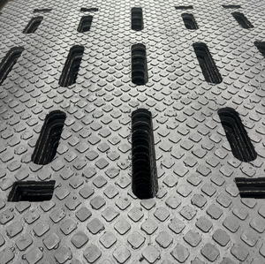 Tappetino in Gomma Rinforzato su Misura, Superficie Curva con Pendenza di 5% <span class=keywords><strong>verso</strong></span> il Fessure, per Pavimenti a Doghe, Facile da Pulire - Product Image 2