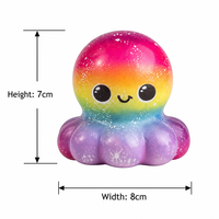 Vente en gros Nouveauté 2026 Jouet Squishy Pieuvre en Mousse PU à Remontée Lente Parfumé Anti-stress