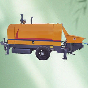Mini pompe à béton diesel personnalisée Petites pompes de transport de béton portables Prix des pompes à béton - Product Image 4