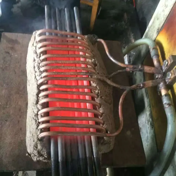 Réchauffeur par induction de billette de four chaud de forge d'induction de Rebar en acier