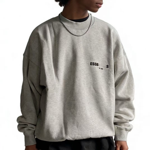 Fear sweatshirt of man Men Oversized Running Street Wear Sweatshirt Soft Cotton Fleece Sweatshirt <strong>Jumper</strong> God - Product Image 3