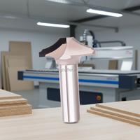 Fresa Espiral Profesional de Diamante PCD para CNC, Herramienta de Anidamiento de Alta Resistencia al Desgaste para Procesamiento de Paneles MDF