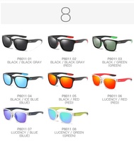 Lunettes de soleil de créateur PARANOID 2026 pour hommes et femmes, polarisées, verres vert-bleu, avec montures uniques transparentes or-rouge