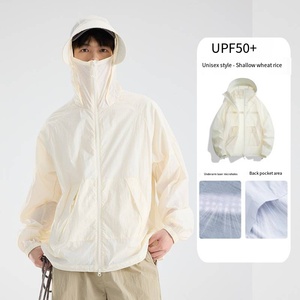 Nouvelle veste de protection solaire en soie glacée style montagne 2026, unisexe, coupe ample et légère, anti-UV, idéale pour la randonnée estivale en extérieur - Product Image 1