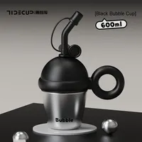Gobelet en acier inoxydable de 20oz avec infuseur et aspirateur 316 Nouvelle bouteille d'eau portable Design mignon avec paille pour étudiants et enfants