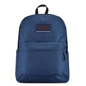 Venta al por mayor de fábrica, <span class=keywords><strong>mochila</strong></span> JS de gran capacidad, bolsa de ordenador impermeable, <span class=keywords><strong>mochila</strong></span> escolar con logotipo impreso en Color sólido - Product Image 2