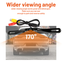 Numéro de plaque d'immatriculation montage grand Angle voiture vue avant ou arrière inverse sauvegarde plaque d'immatriculation rétroviseur caméra IP68