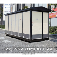 Transformateur de type boîte triphasé JZP 35KV, poste de transformation compact, économie d'énergie et efficacité, 100 kVA, poste de transformation extérieur européen