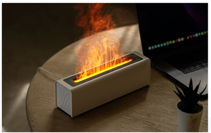Homefish Machine créative d'arôme à flamme 3D Machine à parfum pour la maison Chambre à coucher veilleuse colorée humidificateur d'aromathérapie de bureau - Product Image 4