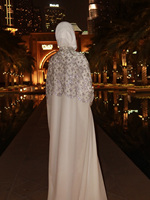Robe musulmane modeste pour femmes, style OEM/ODM, pour l'Aïd à Dubaï, ornée, caftan de luxe Khaliji, abaya de soirée élégante à motifs floraux