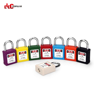 Elecpopular 25MM Manille en acier Cadenas de sécurité industrielle Équipement de révision de verrouillage avec clé principale Serrures industrielles populaires - Product Image 5