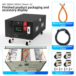 แบตเตอรี่ลิเธียมไอรอนฟอสเฟต (LiFePO4) สำหรับที่อยู่อาศัย ขนาด 48V 51.2V 15Kwh 16Kwh จาก EU พร้อมระบบจัดการแบตเตอรี่อัจฉริยะ JK V19 BMS สำหรับเก็บพลังงานแสงอาทิตย์แบบชาร์จได้ - Product Image 5