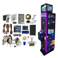 Kit de montage DIY pour machine à griffes avec jeu de récompenses Key Master et personnalisation musicale, garantie 1 an, en métal et acrylique vert