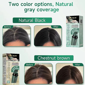 Lápiz de tinte <span class=keywords><strong>para</strong></span> el cabello desechable, tinte orgánico de acción rápida, coloración instantánea y saludable <span class=keywords><strong>para</strong></span> barba, bigote y patillas de hombre - Product Image 2