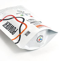 Bolsa Doypack de Mylar de Alta Barrera Personalizada con Cierre Resellable Mate para Polvo de Suplemento Dietético de Aminoácido L-Triptófano