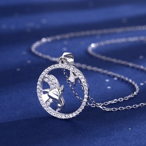 925 Sterling Silver Zodiac Signs Symbol Horoscop <strong>Gemini</strong> Pendant Chain <strong>Necklace</strong> - Product Image 5
