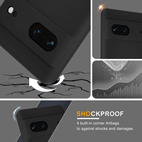 Pour Google Pixel 8 8 Pro Pixel7 7Pro 7A Hi-Q coque en silicone liquide de haute qualité lentille de caméra en Micro Fiber étui Fundas