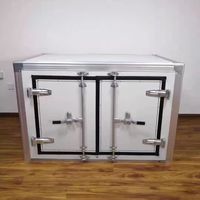 Camionnette frigorifique, camion de transport, réfrigérateur, congélateur avec refroidissement par air, température unique, taille personnalisable