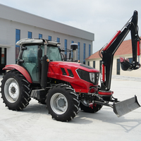 Tracteur agricole multifonctionnel CE EPA Euro 5, entièrement hydraulique, pour la culture des terres agricoles, les vergers, les jardins potagers, 180 CV