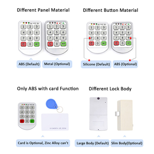 An toàn mã Pin kim loại thông minh RFID kỹ thuật số thông minh Điện tử Ngăn Kéo cửa tủ khóa cho tủ - Product Image 5