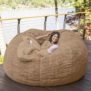 Cheap Large Lazy Inflatable Sofa Chairs PVC Lounger Seat Bean Bag