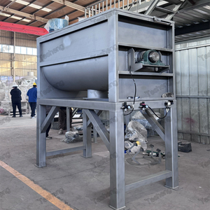 Équipement chimique de mélange de poudre de mélangeur d'alimentation de mélangeur horizontal de poudre d'acier inoxydable - Product Image 3