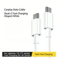 Cable de Datos USB Tipo C de Carga Rápida PD de Alta Calidad de 18W/20W, Cable de Datos con Carga Rápida PD para iPhone