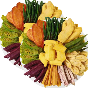 IIglobal Chips de Frutas Secas Mixtas - Sabor FD 100% Natural de Vietnam, Venta al por Mayor, 2 Años de Vida Útil, Paquete de 1kg - Product Image 1
