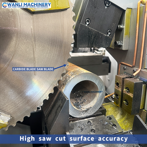 A Circular do metal de alta velocidade viu o corte de aço redondo aço inoxidável do tubo Metal barra totalmente automático alimentando o certificado do CE - Product Image 4